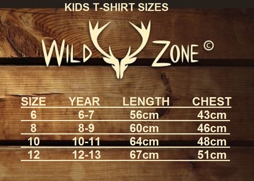 Kids T-shirt sizes